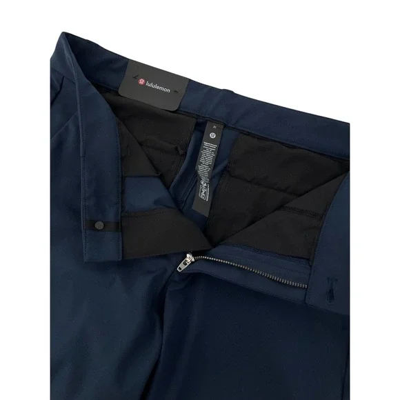 NEW LULULEMON Mens Commission Slim-Fit Pant True Navy Size 31 x 32 MSRP‎ $138 - Picture 10 of 12